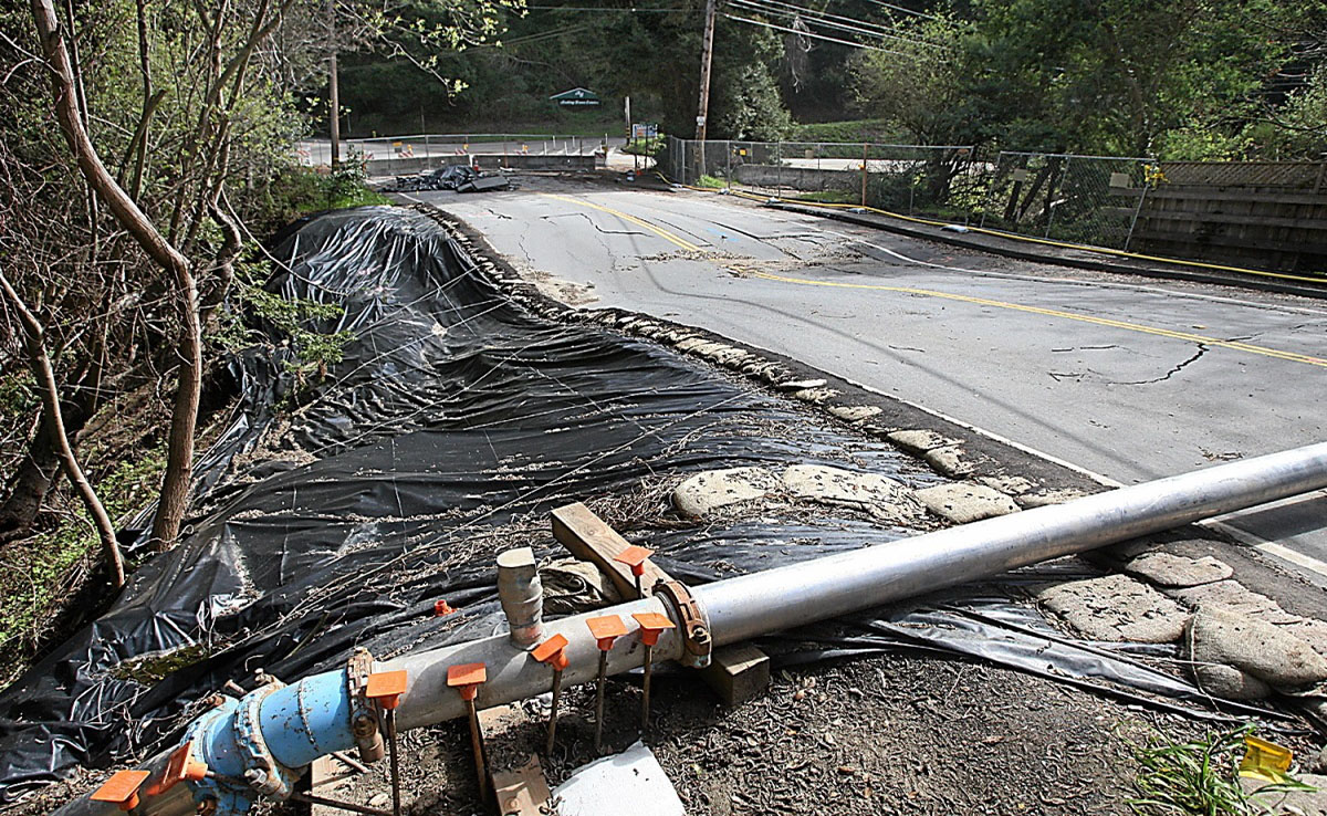 Storm Damage Road Repair, Santa Cruz County, CA 4